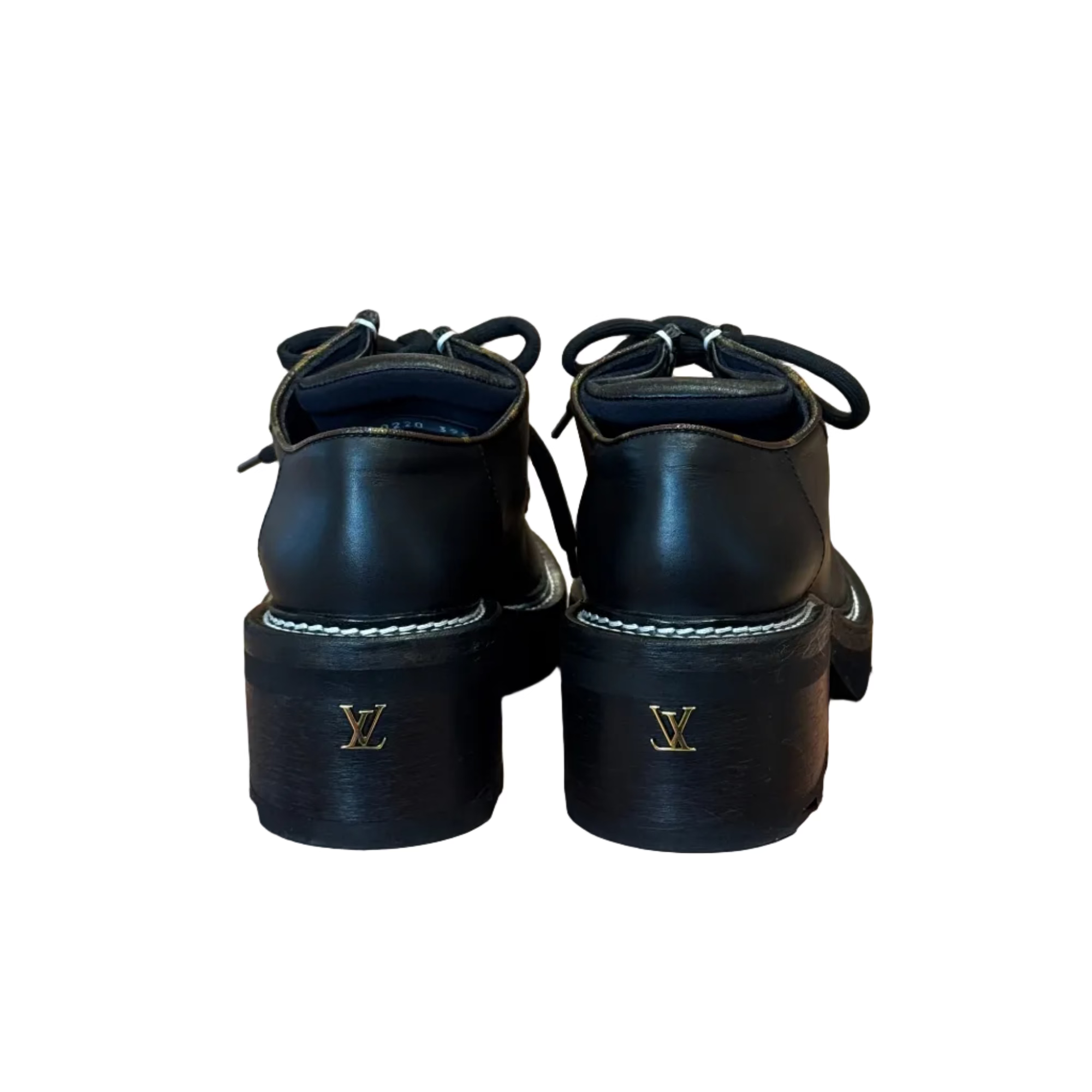 Pre-owned Louis Vuitton Leather Oxfords