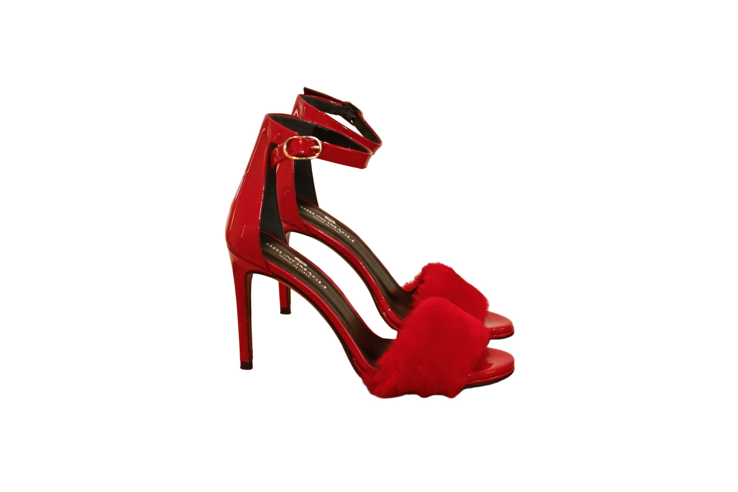 Bruno Magli Shearling Heels - Isshooz