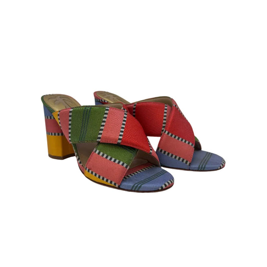 Pre - Owned Mulit - colored sandals - Isshooz