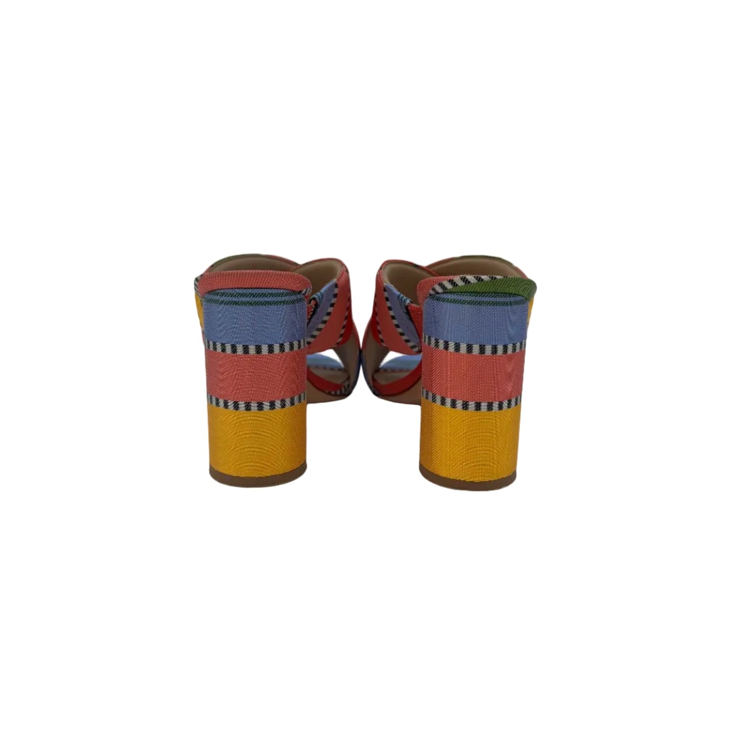 Pre - Owned Mulit - colored sandals - Isshooz