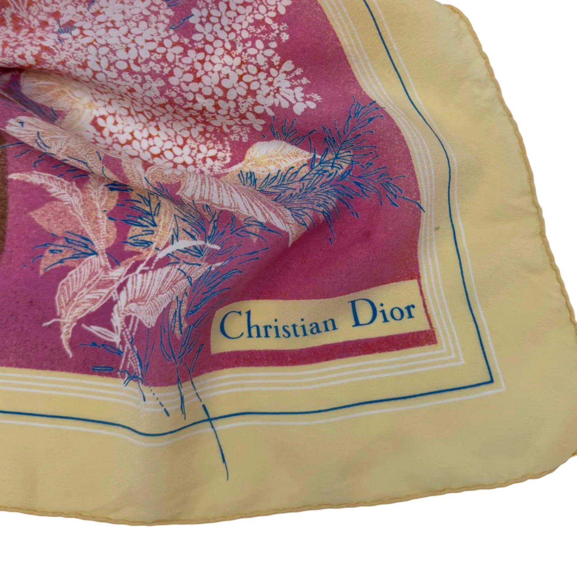 Pre - owned Vintage Christian Dior Silk Scarf - Isshooz